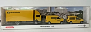 Wiking 1:87 PMS 166631 MAN TGL VW T5 Caddy Set DBP - SUPERIOR + EMBALAJE ORIGINAL A1735 - Imagen 1 de 1