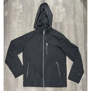T-Tech by Tumi Mens Size SMALL Micro Tech Jacket Full Zip Water-Resistant Black - Picture 1 of 8