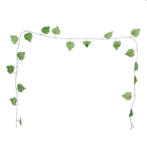 US Simulation Grape Leaves Rattan Resuable Artificial Green Plant Vine Leaves Fo - Picture 1 of 23