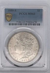 1888-S $1 graduación profesional MS63 - dólar Morgan - Imagen 1 de 4