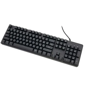 Keyboard Mechanical Mens Gaming RGB Coloured Game USB Wired PC 5 Profile - Picture 1 of 6