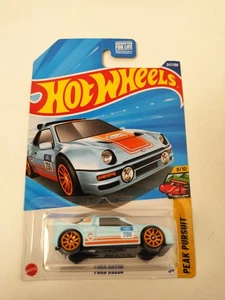 Hot Wheels 2025 Mainline Peak Pursuit Ford RS200 Gulf Blue #247 - Picture 1 of 3