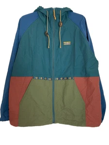 LL Bean Mountain Classic Anorak Pullover Jacke Damen XL Aztec Colorblock - Bild 1 von 9