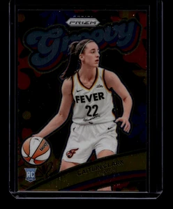 2024 Panini Prizm WNBA Caitlin Clark #13 Groovy Rookie - Foto 1 di 2
