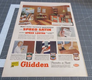 1957 Spred Satin Glidden Pacemaker in Paints Vintage Print Ad - Picture 1 of 3