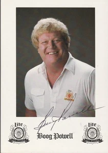 Boog Powell Signed 5x7 Miller Lite Card Ad Autographed MLB Baltimore Orioles - Picture 1 of 1