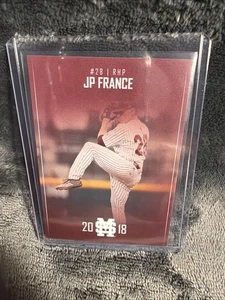 2018 Mississippi State JP France College Baseball Card Mint SEC MSU - Picture 1 of 2