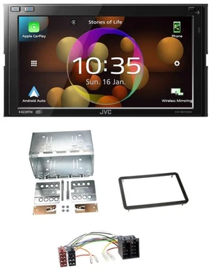 JVC DAB MP3 2DIN Bluetooth USB Autoradio für Alfa Romeo 159 Brera Spider ab 05 - Bild 1 von 4