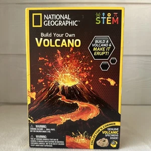 National Geographic STEM Toy Build Your Own Volcano Science Kit W/Specimen - Picture 1 of 11