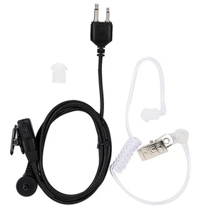 2 Pin Acoustic Tube Headset Earphone PTT MIC For 2-pin Models Walkie Tal FY - Zdjęcie 1 z 10