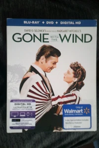 Gone With the Wind 75th Anniversary (2-Blu-ray + 2-DVD + Digital HD) NEW w/slip - Picture 1 of 1