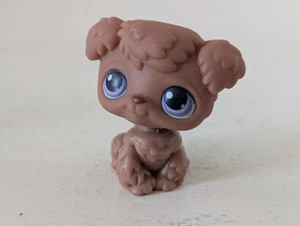 Hasbro LPS Littlest Pet Shop Brown Poodle Puppy #39 Free Shipping Worldwide - Picture 1 of 5