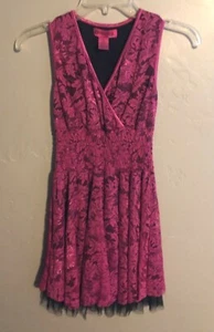 Demanding Girls Sleeveless Cross Front Gathered Waist Fit n Flare Dress~S~EUC - Picture 1 of 6