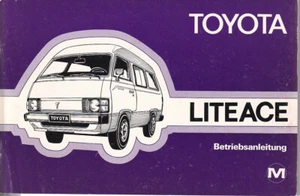 TOYOTA LiteAce Bedienungsanleitung 1982 Betriebsanleitung Handbuch Bordbuch BA - Picture 1 of 1
