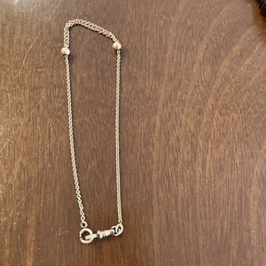 Antique Gold Filled Pocket Watch Slide Chain H&H - Picture 1 of 8