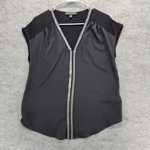 Rock Republic Shirt Womens XS Sleeveless Black V Neck - Picture 1 of 6
