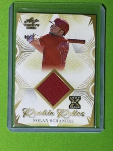 Nolan Schanuel 2023 Leaf Trinity Baseball Rookie Relics Patch RC #RR-40 Angels - Bild 1 von 2