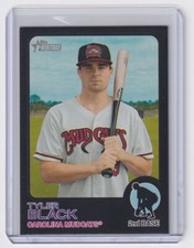 2022 Topps Heritage Minor League Black Border Tyler Black /50 #136 ST1