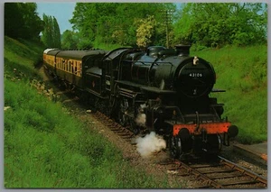2-6-0 class 4MT 43106 Steam Locomotive Railway Postcard - Picture 1 of 2