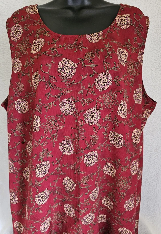 Sag Harbor Womens Dress Sundress Dress Size 24W Multicolor Floral - Image 1 of 4