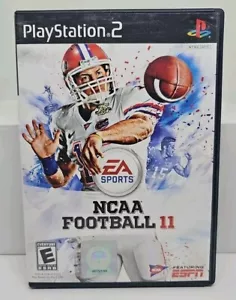 NCAA Football 11 (Sony PlayStation 2, 2010) Juego PS2 Completo Probado en Caja Original - Imagen 1 de 12