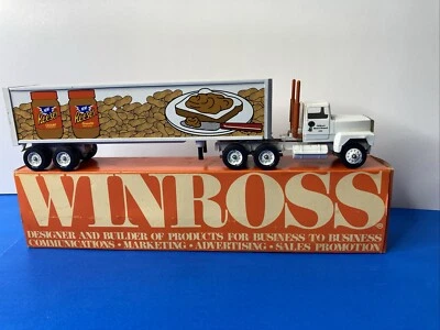 复古 Winross 1: 64 REESE'S PEANUT BUTTER 卡车和拖车压铸 LE 美国制造纽约 — 第 1/4 张图片