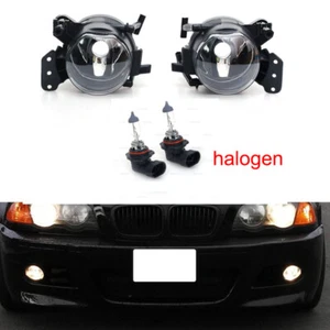 2pcs For BMW E60 E90 E63 E46 323i 325i Fog light halogen fog lamps foglights - Picture 1 of 8