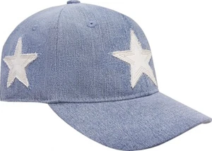 New Pro Standard Dallas Cowboys Women Varsity Blues Denim Adjustable Dad Hat Cap - Picture 1 of 8