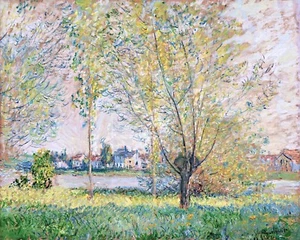 The Willows Painting by Claude Monet Reproduction - Picture 1 of 3