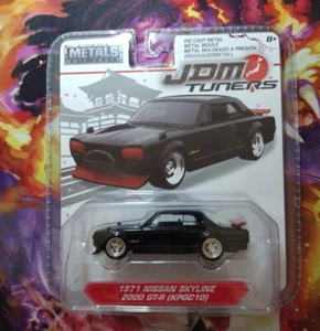 Jada Toys JDM Tuners Series (2018) negro 71 Nissan Skyline 2000 escala 1/64 - Imagen 1 de 4