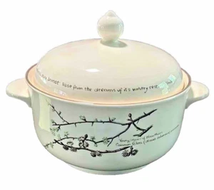 Noritake Country Diary Edwardian Lady Round 2 qt Covered Casserole Vintage - Bild 1 von 11