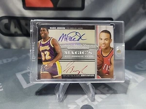 2008 TOPPS TREASURY MAGIC'S ALL ROOKIE TEAM #MT-JBA MAGIC JOHNSON DUAL AUTO /5 - Picture 1 of 2