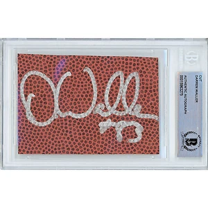Darren Waller Signed Football Cut Las Vegas Raiders NY Giants Auto Beckett Slab - Picture 1 of 5