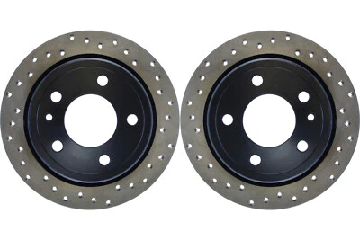 Par de rotores de freno de disco Stoptech trasero para BMW 535is 1988 (42821) Foto 1 de 4