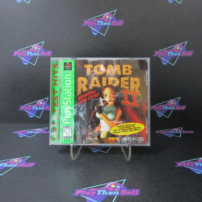 Tomb Raider II PS1 PlayStation 1 GH + Reg Card Completo - 1 Ano de Garantia Muito Bom - Imagem 1 de 4