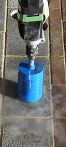 Poolschiene Installation Bohrkrone 3,5'' - 3 1/2'' 10'' Tiefe - Bild 1 von 12