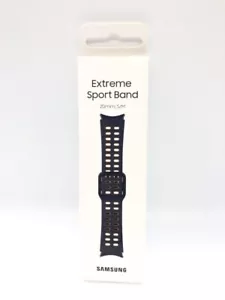 Official Samsung Galaxy Watch 4/5 Extreme Sports Band 20mm S/M Navy - New - Picture 1 of 3