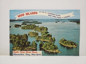 Vintage 1000 Islands Uncle Sam Boat Tours Travel Guide Brochure 1971 New York - Picture 1 of 9