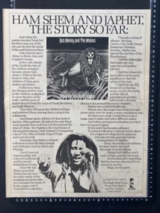 BOB MARLEY - SATISFY MY SOUL - 1978 A3 ADVERT POSTER L139 - Bild 1 von 1