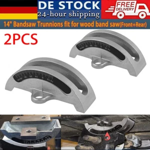 2PCS 14"Bandsaw Trunnions Fit For Most 14-Inch Wood Band Saws With Degree Scale - Bild 1 von 8