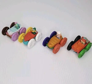 Tiny Toons McDonalds Flip Cars Complete Set of 4 Vtg 1991 Looney Warner Bros Toy - Picture 1 of 7