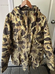 VTG CABELAS Large USA GoreTex Frogskin Camo Insulated Hunting Jacket Coat Mens - Picture 1 of 12