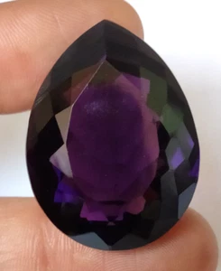 AAA+ Large Purple Amethyst 72.00 Ct. Pear Cut Loose Gemstone Gift for Women/Her - Picture 1 of 8