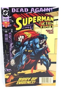 Action Comics #705 Superman Dead Again UPC Kiosk 1994 DC Comics sehr guter Zustand/sehr guter Zustand+ - Bild 1 von 3