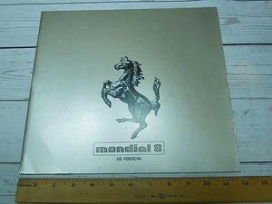 OFFICIAL FERRARI MONDIAL 8 SALES BROCHURE PROSPEKT N.220/81 EXLNT ENGLISH TEXT - Picture 1 of 8
