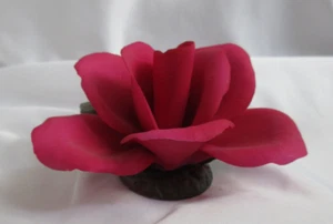 Napoleon Capodimonte Single Red Rose Porcelain Made in Italy 4" EUC - Picture 1 of 8