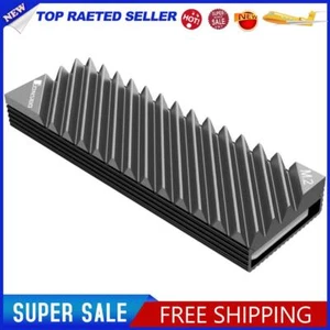 M.2 2280 SSD Hard Disk Aluminum Heat Sink with Thermal Pad for Desktop PC - Photo 1/3