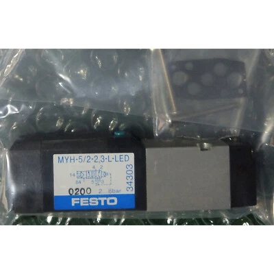 1PC New FESTO Solenoid Valve MYH-5/2-2,3-L-LED 34303 FREE SHIPPING - Image 1 of 4