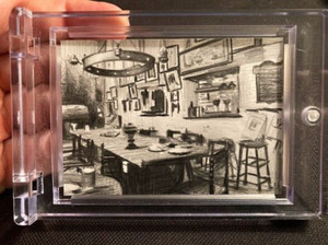 HARRY POTTER THE LEAKY CAULDRON ARTIST SKETCH CARD BY RICHARD SALVUCCI 1/1!