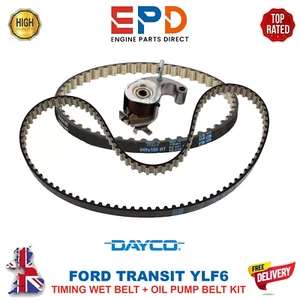 FORD ECOBLUE TRANSIT CUSTOM 2.0 DIESEL TIMING WET BELT + OIL PUMP BELT KIT DAYCO - Picture 1 of 5